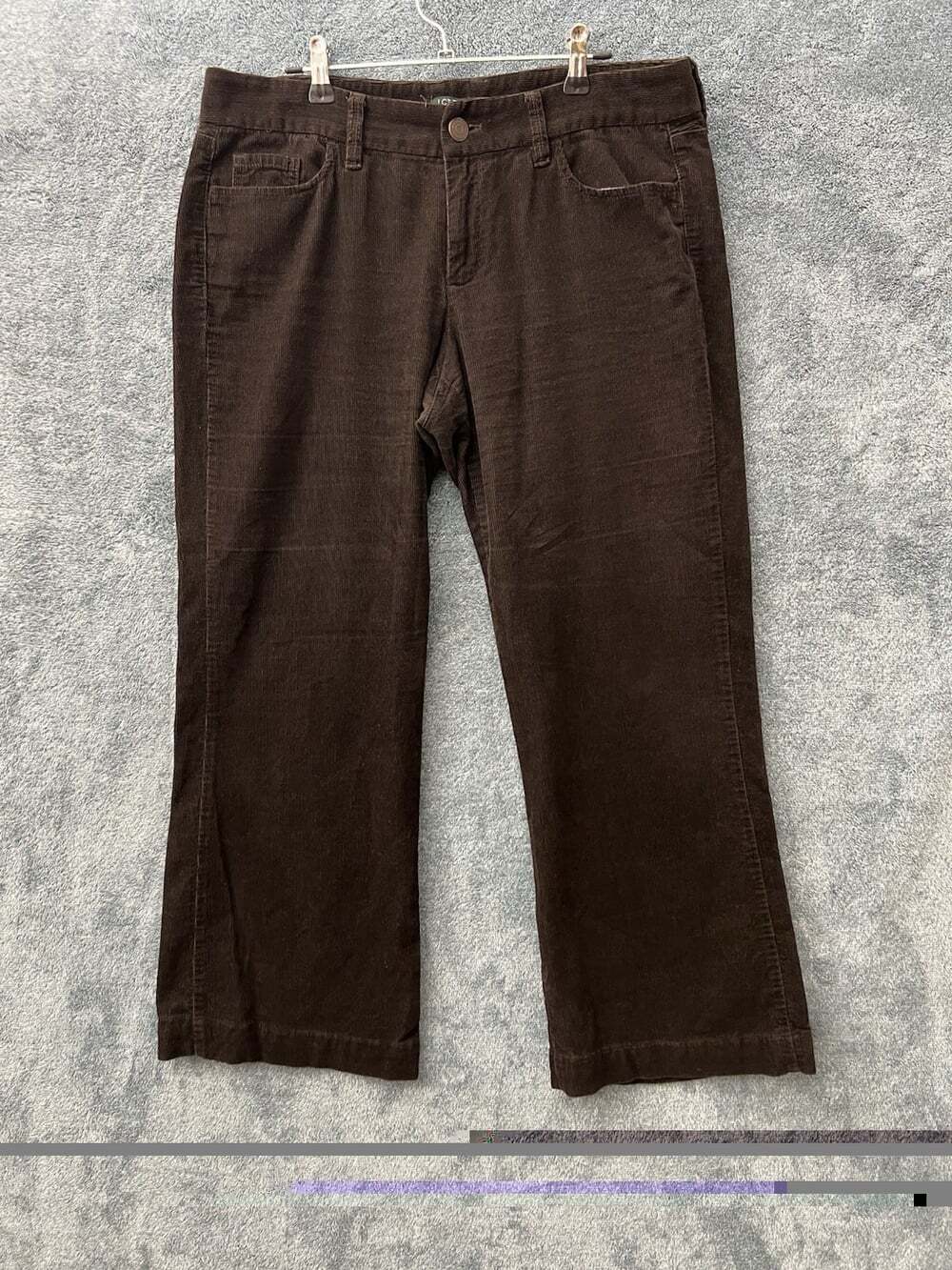 J.Crew Brown Corduroy Pants Women’s Size 8 Cotton Straight Leg